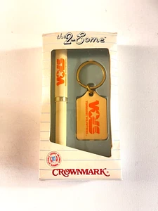 New/0ld 1980's Tennessee Volunteers Sheaffer No Nonsense Ball Pt Pen & key chain - Picture 1 of 5