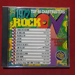 1972 Rock On America Chuck Berry Three Dog Night Gary Glitter Four Tops CD 1996 - Picture 1 of 2