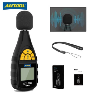 Digital Sound Level Meter Noise Decibel Tester 30-130dB Measurement LCD Backlit - Bild 1 von 19
