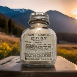 Vintage 1960s! Empirin Compound Bottle~ FULL & NEW! - Picture 1 of 9