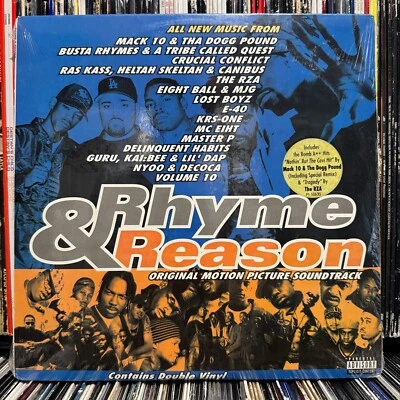 RHYME & REASON SOUNDTRACK (VINYL 2LP)  1997  RARE!!  RZA + KRS-ONE + GURU + E-40 - Image 1 of 2
