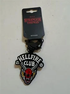 Stranger Things Hellfire Club Logo Multi-Charm Keychain - Picture 1 of 2
