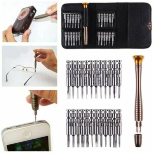 Kleiner Mini Präzisions-Schraubendreher 25-teiliges Set magnetische Bits Handys Uhr Schmuck - Bild 1 von 7