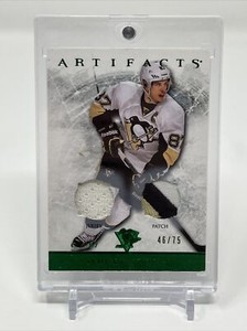 2012-13 UPPER DECK ARTIFACTS SIDNEY CROSBY EMERALD PATCH JERSEY 46/75 3 CLR!