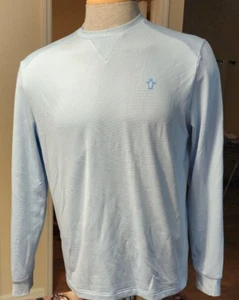 Camisa Pullover PENGUIN Azul y Blanco Rayas Manga Larga Talla XXL - Imagen 1 de 14