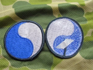 PATCH BLUE AND GREY 29 TH INFANTERY DIVISON EPOQUE VIETNAM - Foto 1 di 1