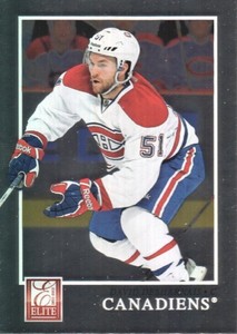 2011-12 Elite Canadiens Hockey Card #42 David Desharnais