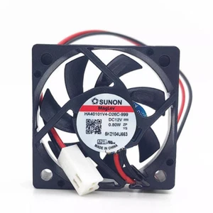 1PCS New SUNON HA40101V4-D26C-999 Cooling Fan 4010 DC12V 0.8W 4CM 2Pin - Picture 1 of 1