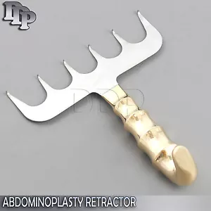 YANKOSKIE ABDOMINOPLASTIK RETRAKTORHAKEN 7" (6 ZINNEN SCHARF) PLASTISCHE CHIRURGIK, BST-015 - Bild 1 von 3