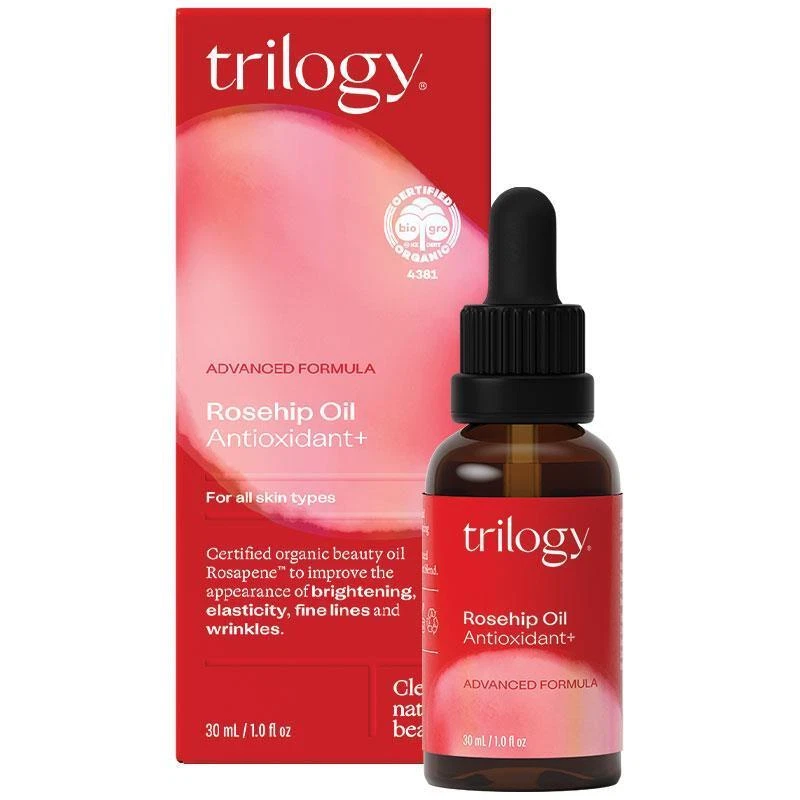 Óleo antioxidante Trilogy rosa mosqueta + 30ml - Imagem 1 de 1