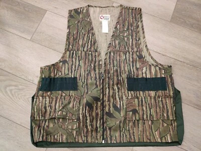 Sports Afield Realtree Large Camo Zipper Hunting Vest Bird Pheasant Duck Turkey - Image 1 of 4