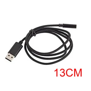 1X USB Type A To 3.5mm Adapter Cable to AUX Female Audio Headphone Jack 13CM USA - Picture 1 of 5