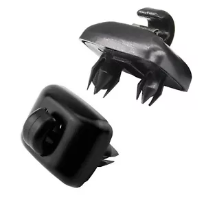 Par de Clip Parasol Negro para Audi A3 A4 A5 Q5 A7 B6 B7 B8 S4 S5 TT 8U0857562 - Imagen 1 de 9