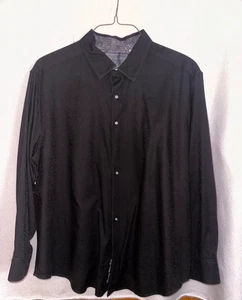 Herrenhemd Robert Graham / 2XL schwarz auf schwarz LS - Bild 1 von 4