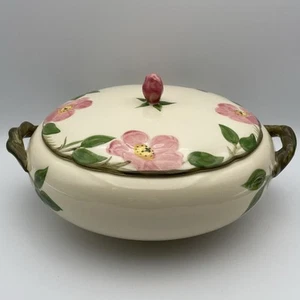 EXCELLENT Franciscan Desert Rose 8” Covered Casserole Dish & Lid Vintage - Picture 1 of 12