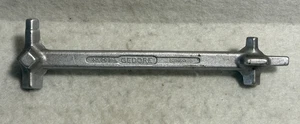 Vintage Gedore No 299 Drain Plug Wrench Multi-Size for Oil Sump Axle Gearbox - Picture 1 of 8
