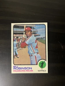 1973 Topps - Bill Robinson #37 Shadow Printed NM Rare Print Error - Picture 1 of 2