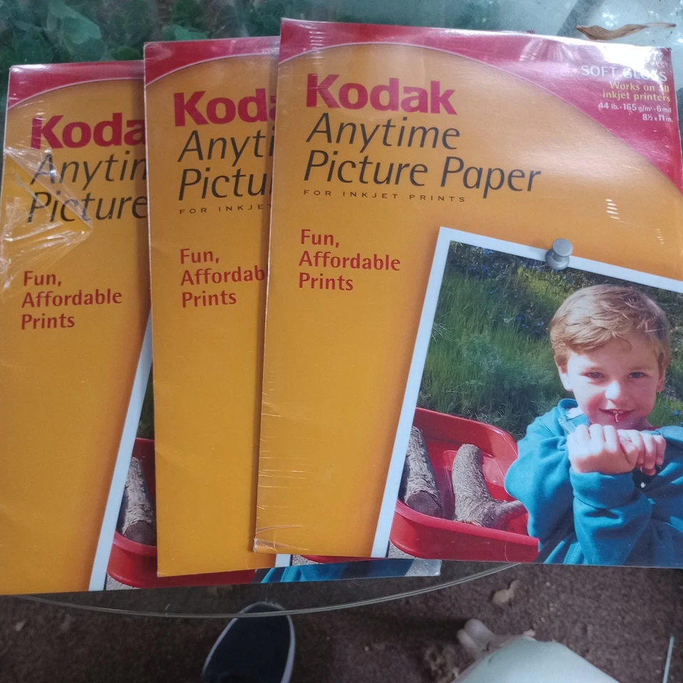Kodak 60 Sheets Soft Gloss Picture / Photo Paper - 8 1/2" x 11" NEW / Sealed - Image 1 of 4