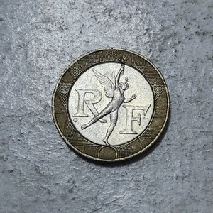 FRANCE 🇫🇷 TEN (10) FRANCS COIN 1990 - Picture 1 of 2