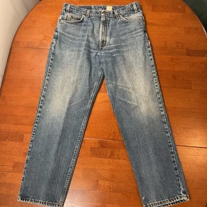 Jeans Levis vintage anni 90 uomo taglia 36 blu 550 arancione linguetta relaxed lavaggio medio denim - Foto 1 di 13