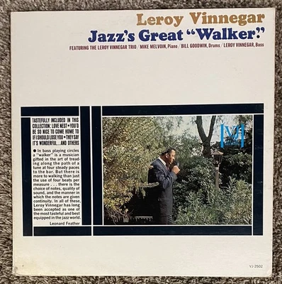 LEROY VINNEGAR - Jazz’s Great Walker - VEE-JAY VJLP-2502 LP Vinyl Record - NM - Image 1 of 4