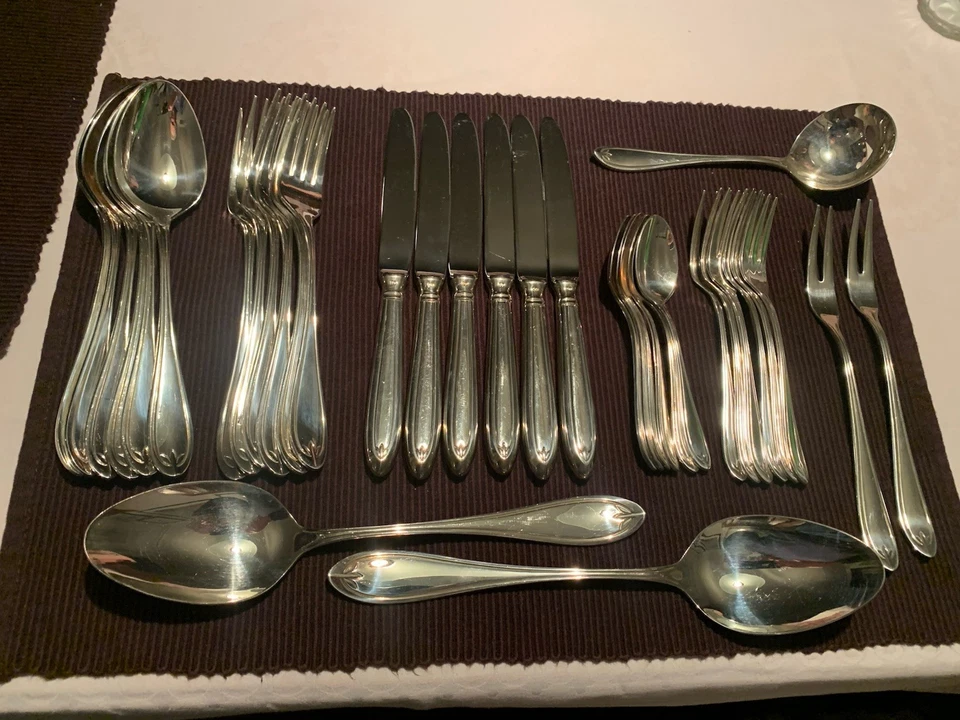 TCM Silberbesteck, 90 18/10  35 teilig - Bild 1 von 4