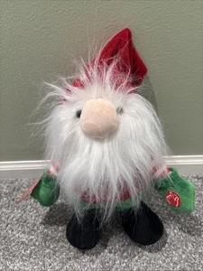 Animated Plush Dancing Side Stepping Gnome “I Wish You a Merry Christmas” 14”NWT - Picture 1 of 5