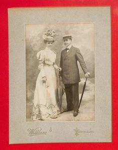 GÉNÉALOGIE / PHOTO GF / MARGUERITE FLÉ - ROBERT EUVÉ / STUDIO WILLIAM VERSAILLES - Imagen 1 de 2