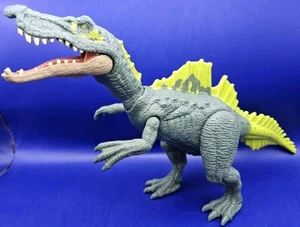 Figura de dinosaurio ICHTHYOVENATOR 2021 Jurassic World Roar Strikers 13" dañada - Imagen 1 de 17