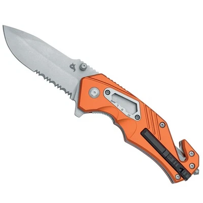 Cuchillos Fox BlackFox Demand BF-784OR cuchillo de búsqueda y rescate mango de aluminio naranja Foto 1 de 4