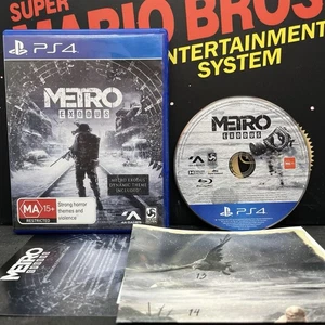 Metro exodus Playstation 4 PS4 PAL TESTED FREE TRACKED POSTAGE - Picture 1 of 12