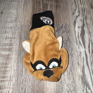 Forever Collectibles Tennessee Titans Racoon Mascot Plush Sock Puppet (7) - Picture 1 of 3