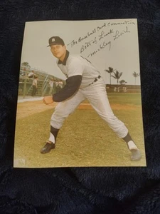 8x10 Photo No COA Inscribed Auto Mickey Lolich Detroit Tigers - Picture 1 of 2