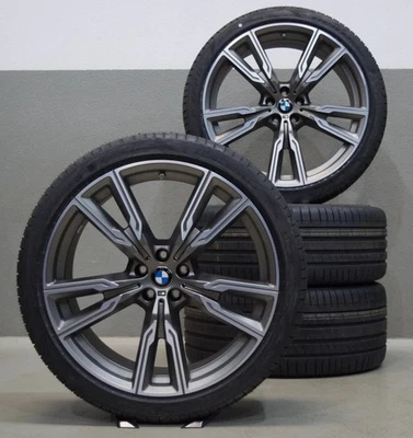 Original BMW X5 G05 X6 G06 22 Zoll Sommerreifen Reifen Räder M747 Felgen NEU - Bild 1 von 4