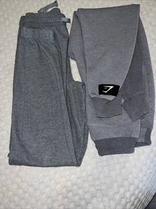 Gymshark Joggers Men’s Size XS Gray Taper & Oversized -Charcoal Grey Lot  Of 2 - Picture 1 of 12