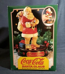 1993 ERTL Coca-Cola Santa Claus Christmas Mechanical Bank 1st Series NIB Sealed - Picture 1 of 4