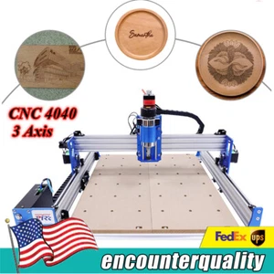 Enrutador CNC de 3 ejes grabadora corte 4040 fresadora talla madera - Imagen 1 de 12