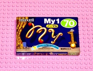 MAXELL MY I 70 1999 JAPAN TYPE I BLANK CASSETTE TAPE (1) (SEALED) - Picture 1 of 3
