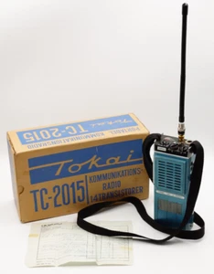 Émetteur-récepteur CB portable Tokai TC-2015 avec boîte d'origine et reçu d'achat en l'état - Photo 1/13