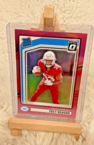 2024 Panini Donruss Optic Rated Rookie Preview Pink #326 Trey Benson - Bild 1 von 2