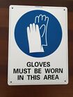 Sandleford 300 X 225Mm Gloves Must Be Worn Plastic Sign - Ms28