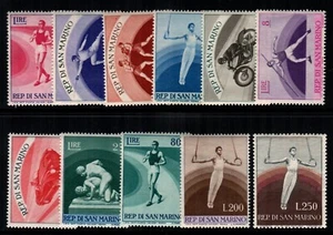 1954/55 San Marino - Propaganda sportiva II emissione serie completa MNH** - Picture 1 of 1