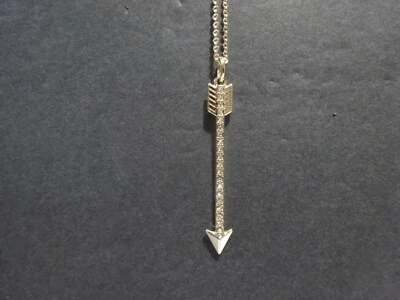 Collar Victoria Secret Flecha Cupido Tono Dorado Con Estrás Foto 1 de 3