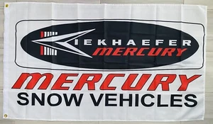 MERC MERCURY SNO TWISTER 3x5ft VINTAGE FLAG BANNER DRAPEAU SNOWMOBILE GARAGE - Imagen 1 de 1