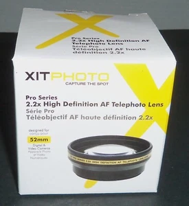 Xit Photo Pro Series 2.2x High Definition AF Telephoto Lens 52 MM - Picture 1 of 4