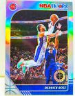Derrick Rose 2019-20 NBA Hoops Premium Stock Silver Prizm Card #114 Pistons SP