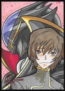 2025 Artists Assemble ANTIHERO SKETCH card - LeLouch / Zero by Andy Bohn - Picture 1 of 2