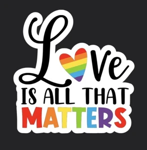 Happy Pride Month Sticker Decal Phone Laptop Bottle Car Stickers Gay Queer LGBTQ - Picture 1 of 1