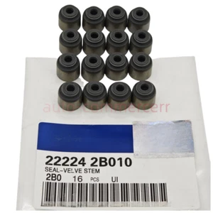 16PC Valves Stem Seal Kit For Hyundai Accent Tucson KIA Rio Soul 1.6L 222242B010 - Picture 1 of 8