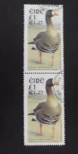 Ireland 2001 Greenland White -Fronted Goose (Used) Verical pair - Picture 1 of 2
